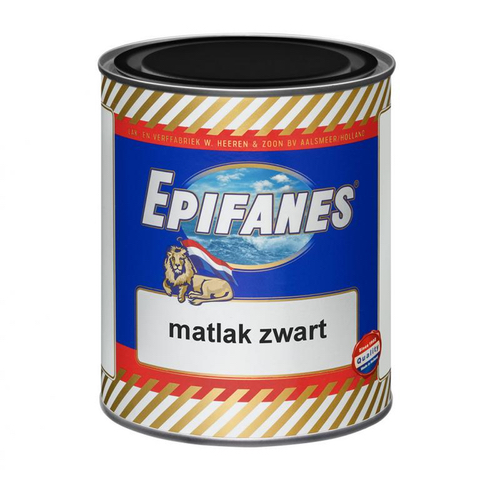 Epifanes Mat lak zwart 750 ml